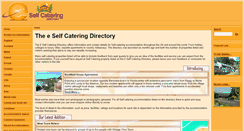 Desktop Screenshot of e-selfcatering.com